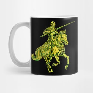 Medieval Knight on Horseback - Jousting Mug